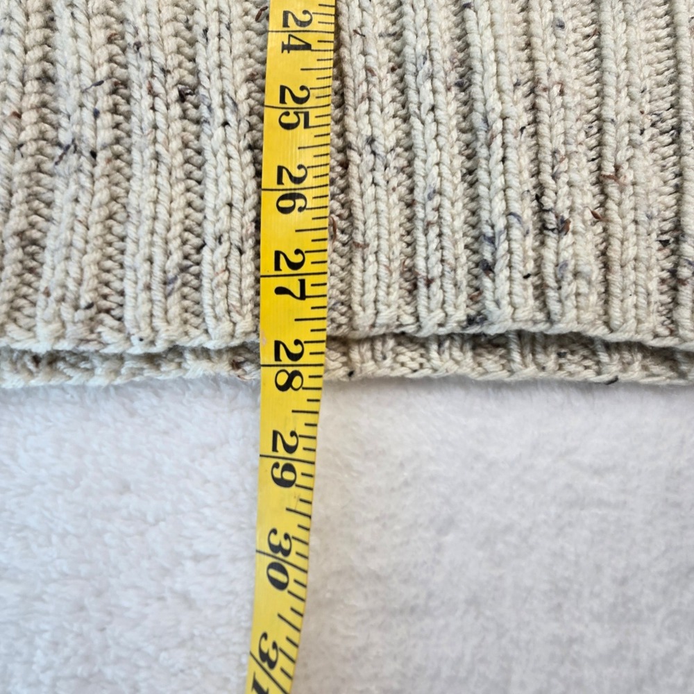 Mens Knit Sweater L? Pullover Shawl Collar Grandpacore Academia Professor Basic - Picture 6 of 10